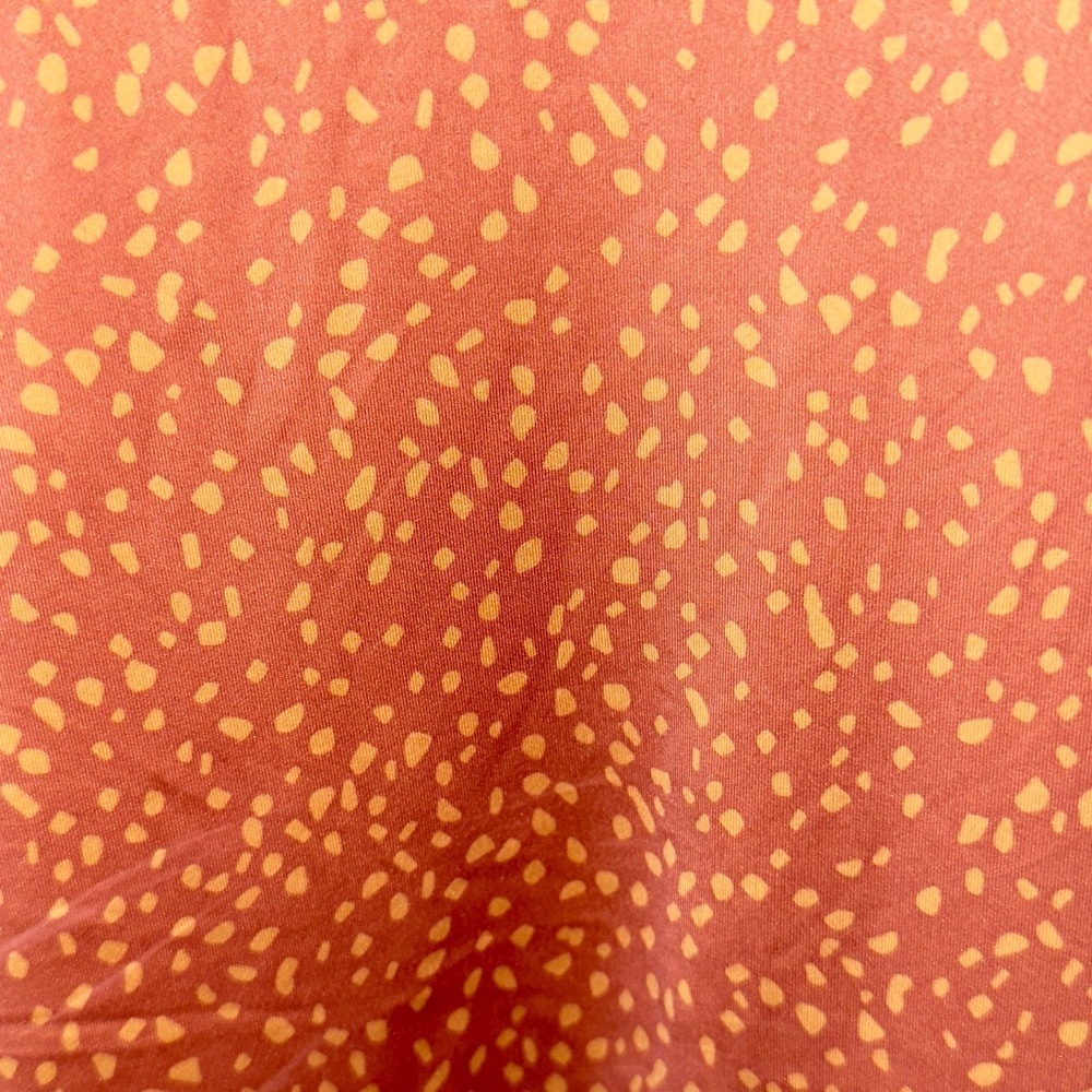 Prana Orange Dotted Cantine Athletic Mini Dress Size L - Picture 3 of 13